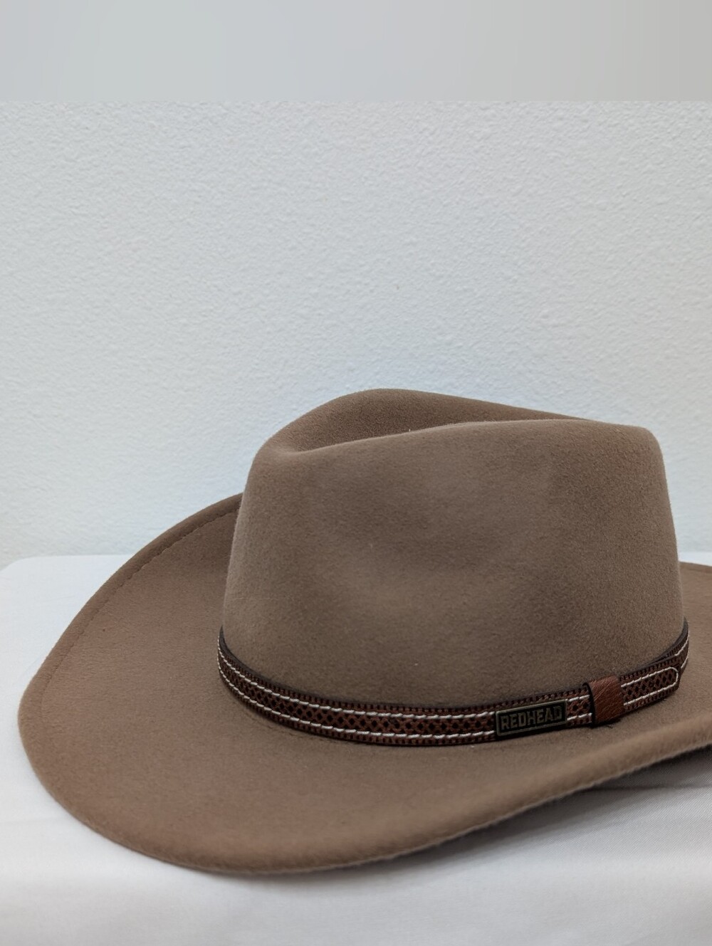 RedHead Men's Brown Wool Hat Large